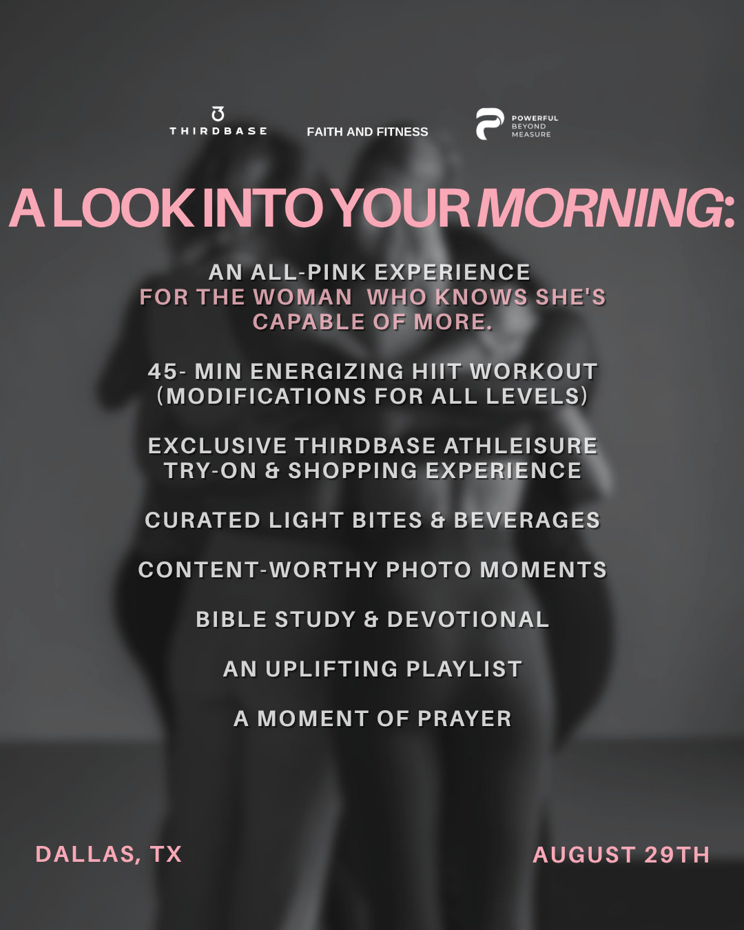 Train Like a Girl Experience (8/29)