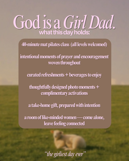 God is a Girl Dad: Pilates Experience